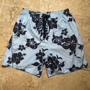 Ron Jon Surf Shop‎ Swim Trunks Floral Blue XL